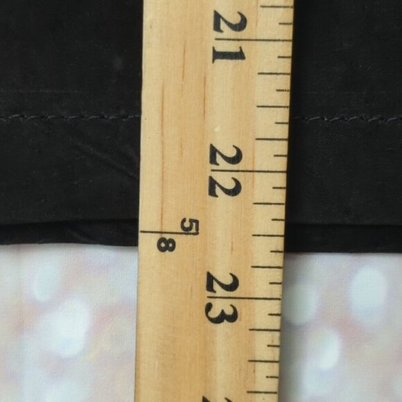 Pelle Vintage Black Suede Leather Skirt, Women's 10 NWT - Picture 9 of 11